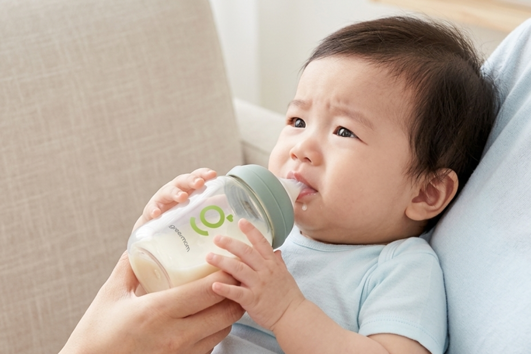 bayi rewel minum susu